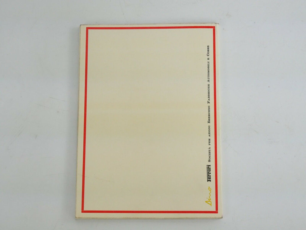 1972-74 Ferrari 246 Dino Owner's Manual Handbook