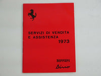 1973 Ferrari Dealer Directory