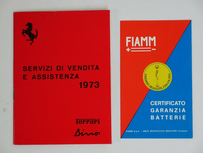 1973 Ferrari 365 GTB/4 Daytona *16725* Complete Manual Handbook Pouch