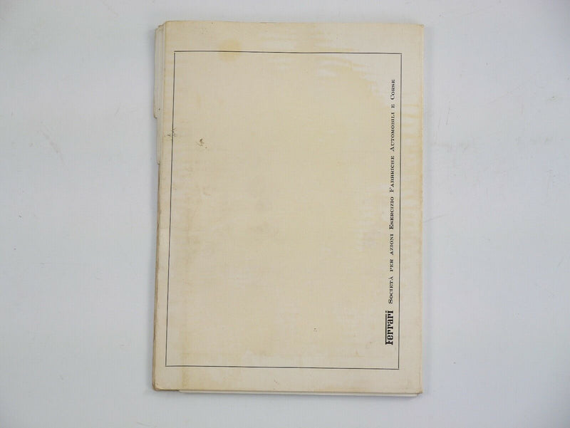 1974 Ferrari Dealer Directory