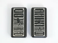 Ferrari 275 Fuse Box Covers
