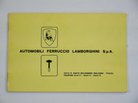 Lamborghini Miura handbook
