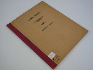 Aston Martin DB3S Owner's Handbook Manual