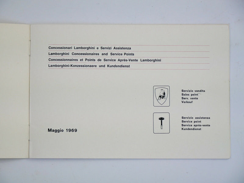 Lamborghini Miura handbook