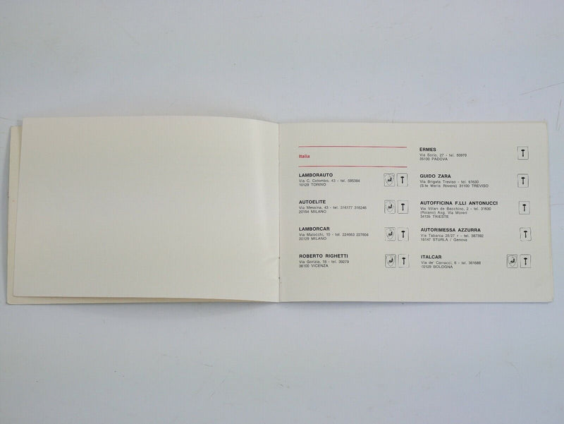 Lamborghini Miura handbook