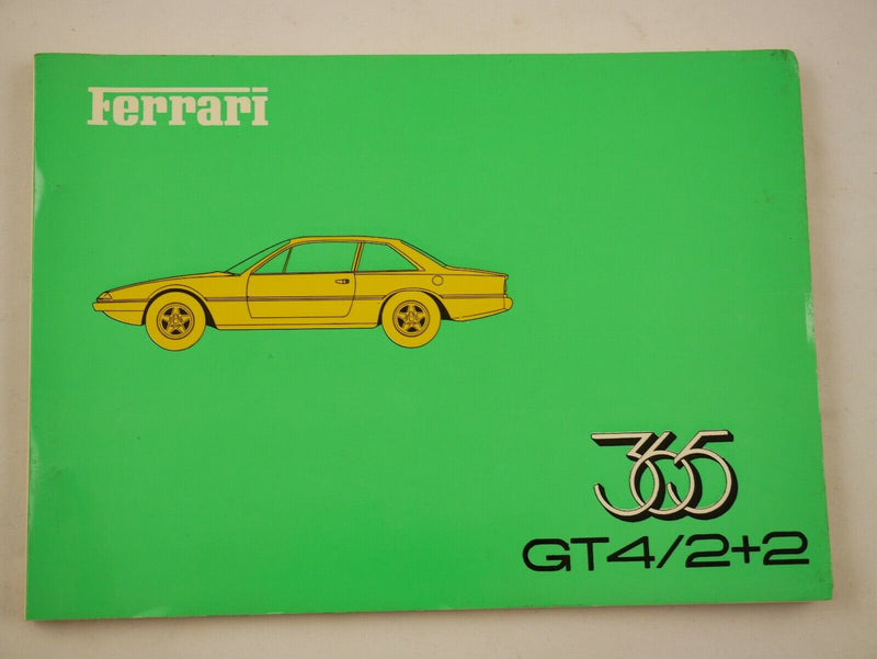 1973 Ferrari 365 GT4 2+2 Spare Parts Manual
