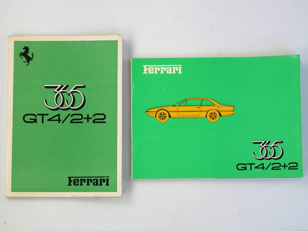 Ferrari 365 GT4 2+2 Owner's Handbook Parts Manual