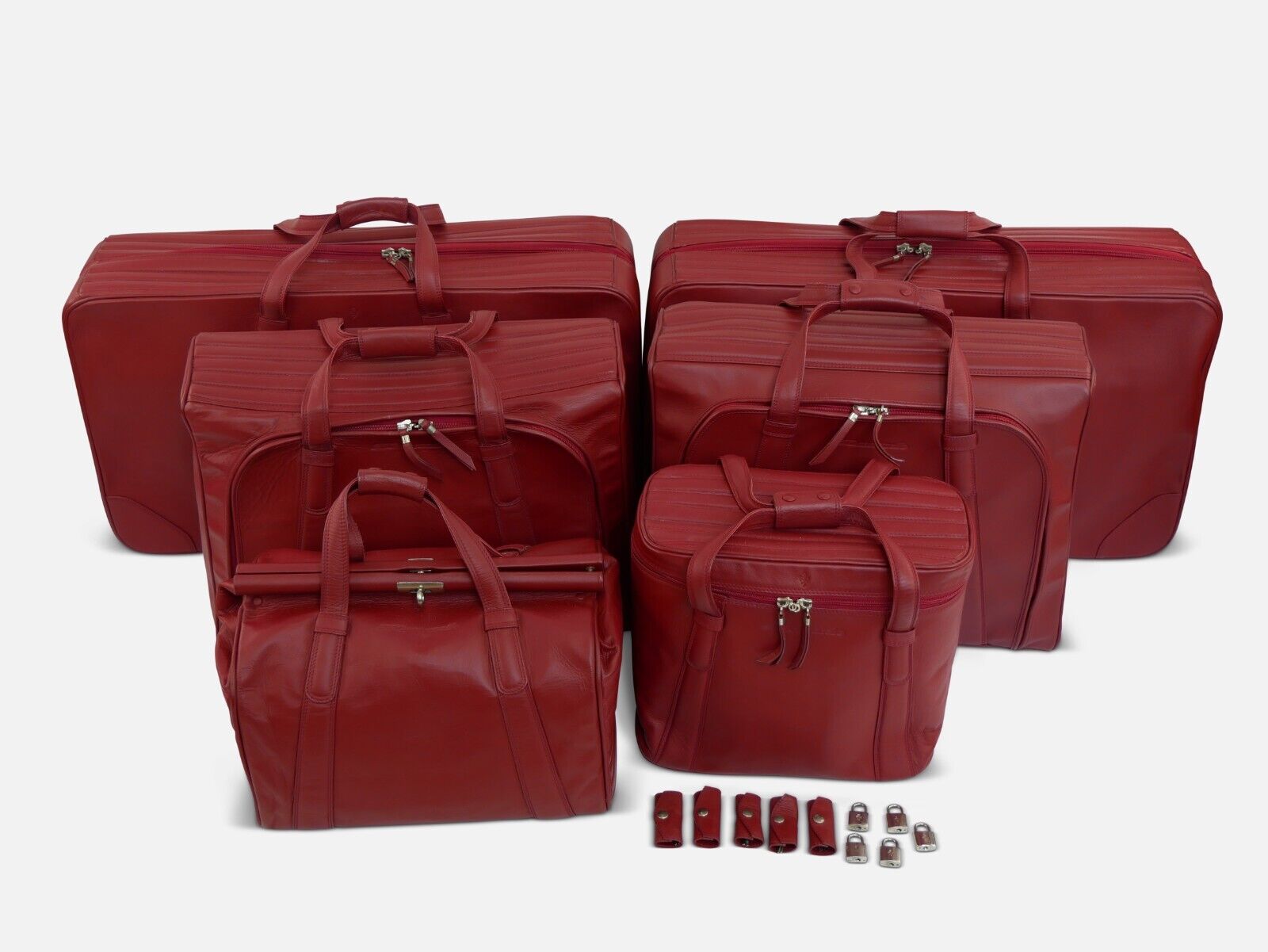 maranello schlafsack made in red 1996-2001 Ferrari 550 Maranello Schedoni Luggage Set – 6carb