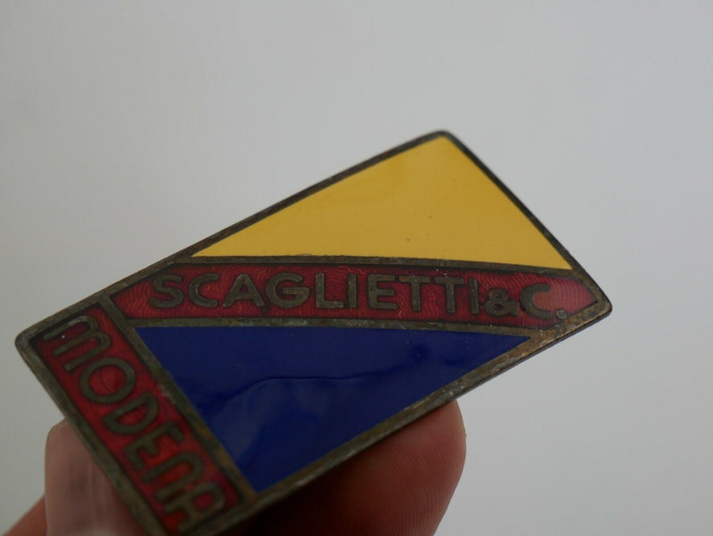 1957-60 Ferrari 250 Scaglietti Pair Badges Testa Rossa