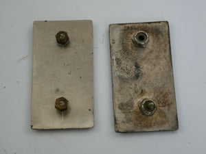 1957-60 Ferrari 250 Scaglietti Pair Badges Testa Rossa