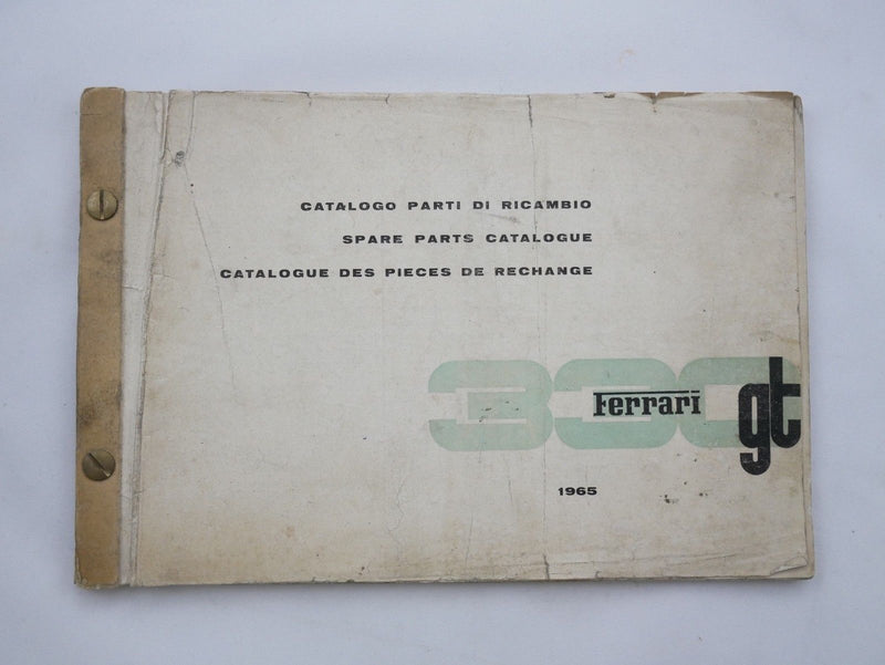 1965 Ferrari 330 GT Spare Parts Manual