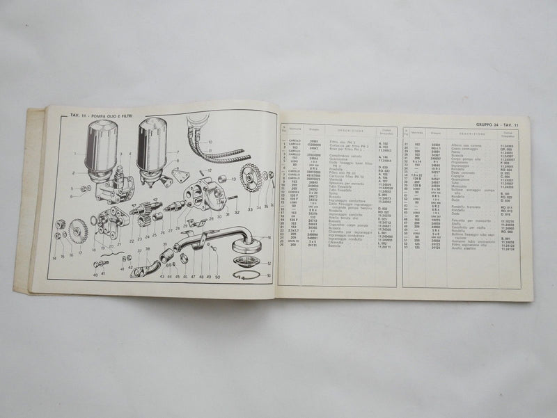 1965 Ferrari 330 GT Spare Parts Manual