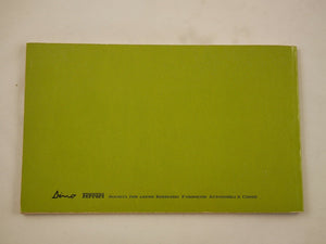 1977 Ferrari 308 GT4 Dino Warranty Card Booklet *13156*