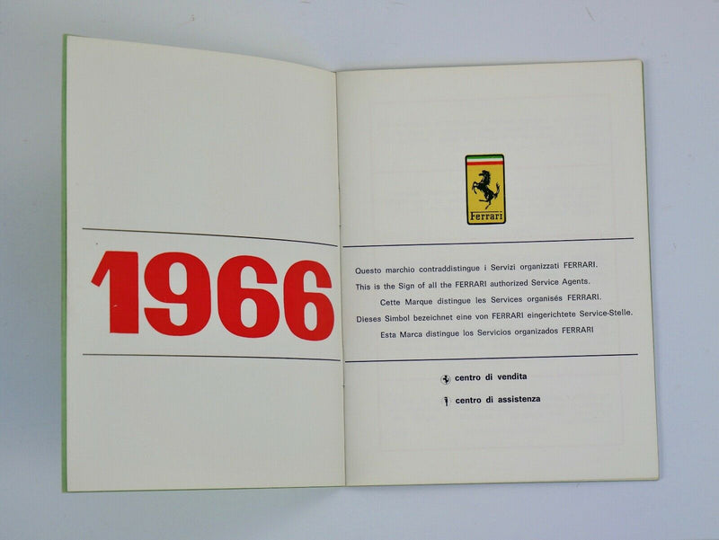 Ferrari 1966 dealer directory