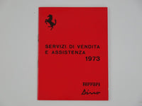 1973-76 Ferrari 365 GT4 BB Owner's Manual Pouch Set Handbook
