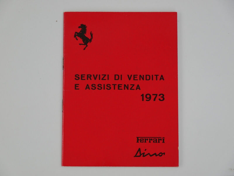 1973-76 Ferrari 365 GT4 BB Owner's Manual Pouch Set Handbook