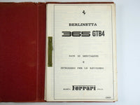 Ferrari 365 GTB/4 Daytona *14299* NART Michelotti Pouch