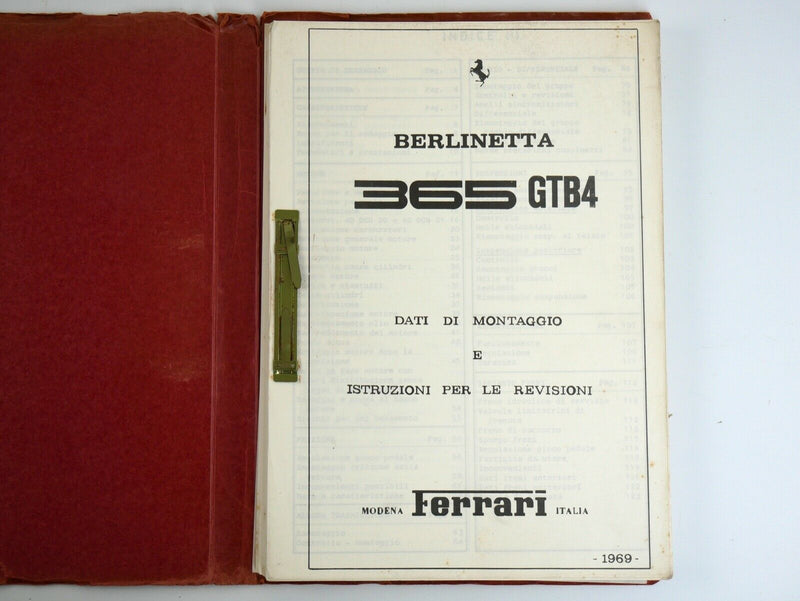 Ferrari 365 GTB/4 Daytona *14299* NART Michelotti Pouch