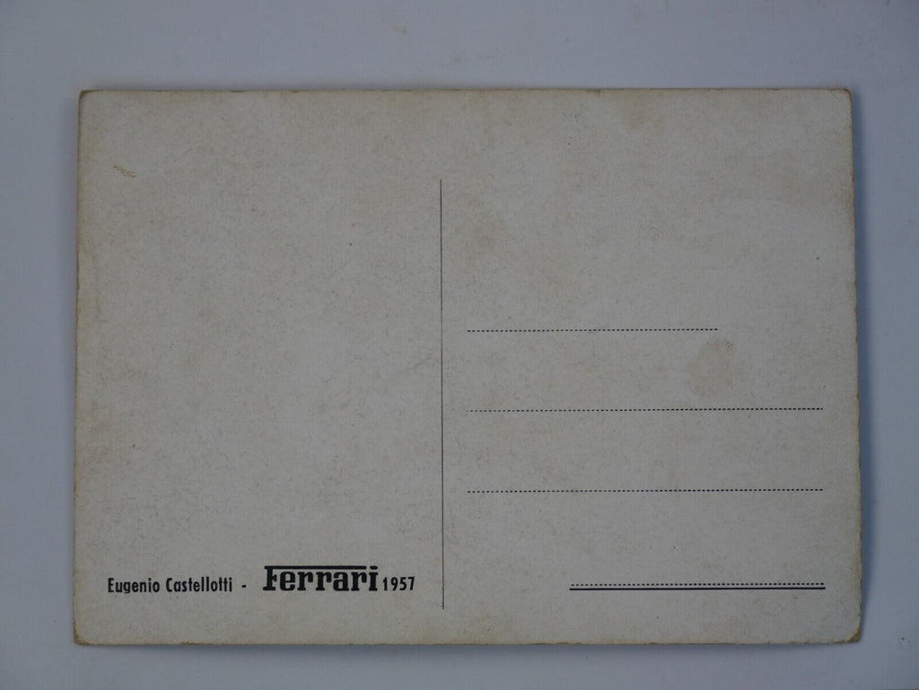 Ferrari Postcard Brochure Castellotti