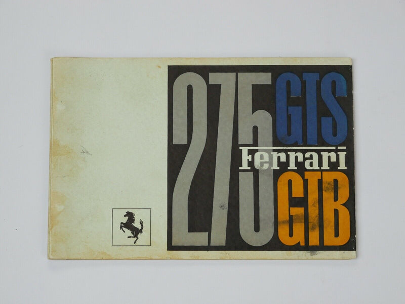Ferrari 275 Spare Parts Manual
