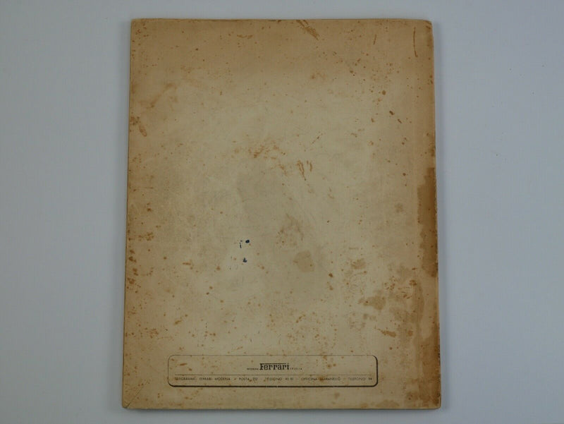 1951 Ferrari Yearbook Annuario