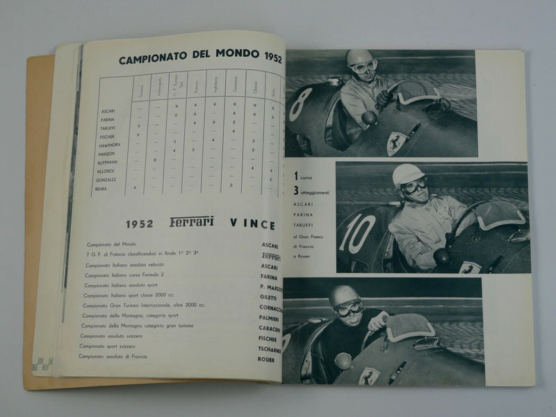 1952 Ferrari Yearbook Annuario