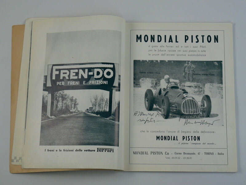 1952 Ferrari Yearbook Annuario