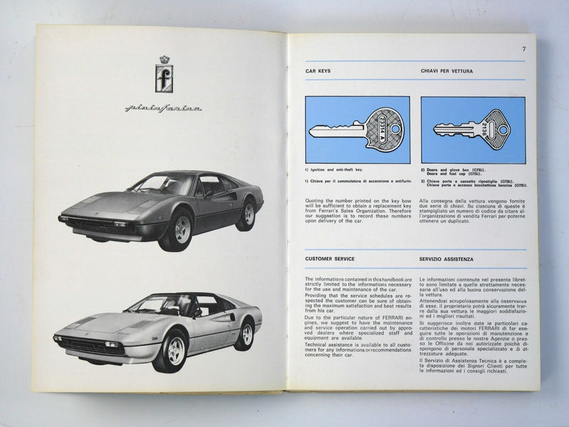 Ferrari 308 GTSi pouch set