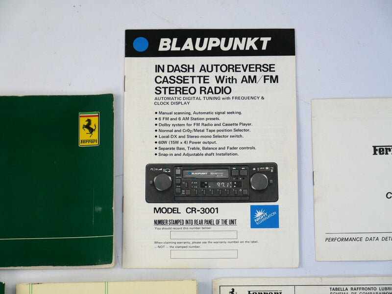 Ferrari 308 GTSi pouch set