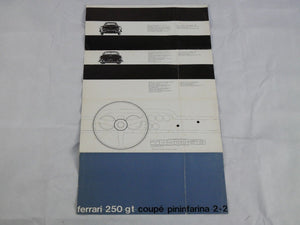 1961 Ferrari 250 GTE Sales Brochure