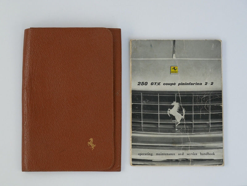 Ferrari 250 SWB Owner's Handbook Manual Pouch
