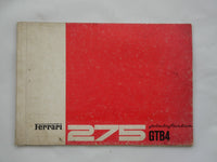 1967 Ferrari 275 GTB/4 Spare Parts Manual