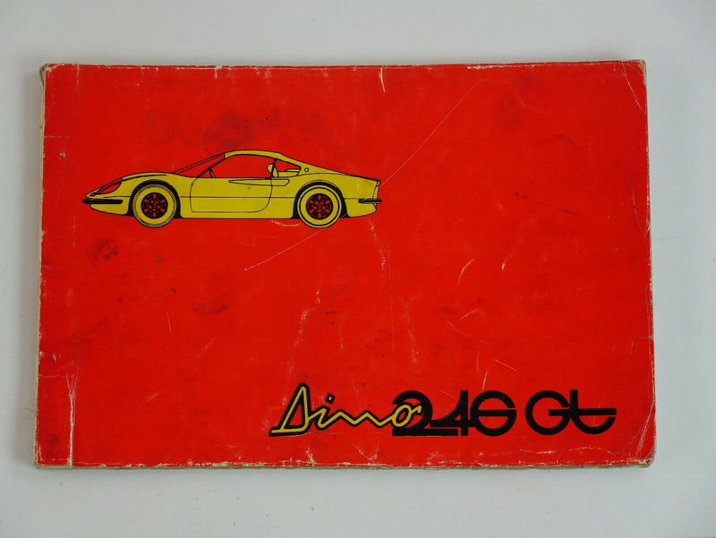 1971 Ferrari 246 Dino Manual Pouch