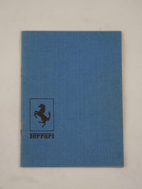 Ferrari 275 GTB/4 Owner's Manual Pouch Wallet Handbook