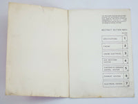 1973 Ferrari 246 GT Dino Chassis Service Abstract Manual