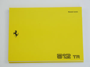Ferrari 512 TR Owner's Handbook Manual Schedoni Pouch