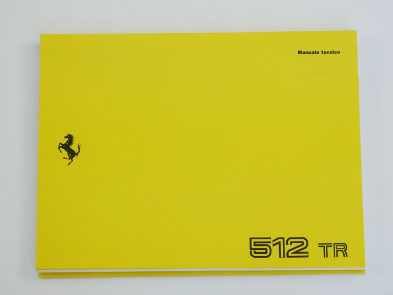 Ferrari 512 TR Owner's Handbook Manual Schedoni Pouch