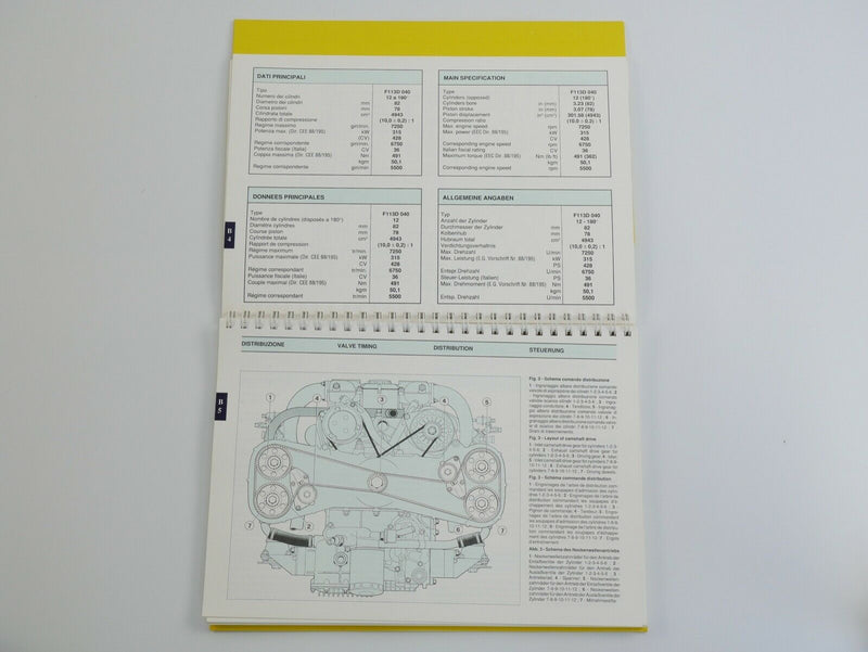 Ferrari 512 TR Owner's Handbook Manual Schedoni Pouch