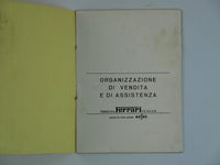 1971 Ferrari 246 Dino Manual Pouch