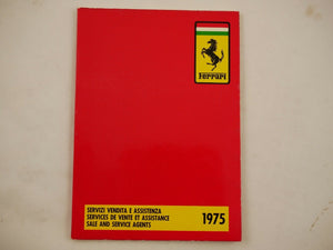 1975 Ferrari 308 GT4 Dino Owner's Manual Pouch Set