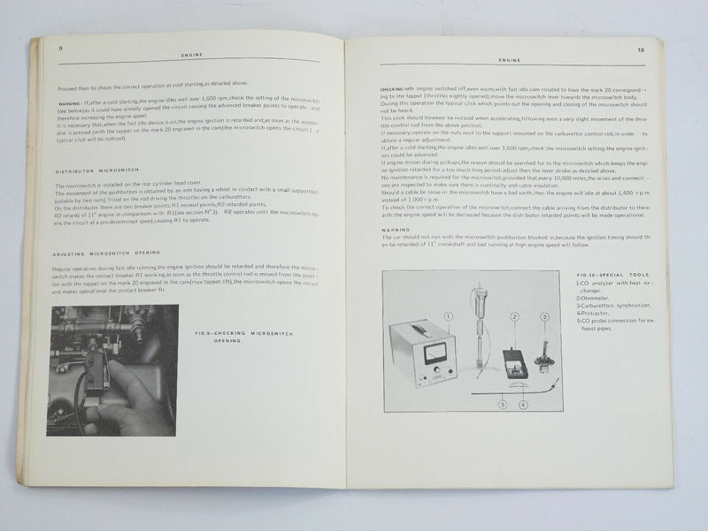 1973 Ferrari 246 GT Dino Chassis Service Abstract Manual