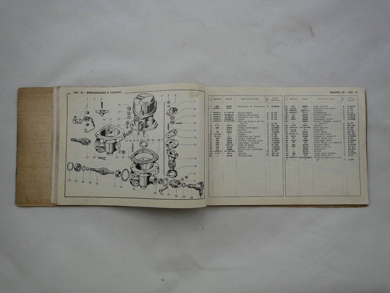 1968 Ferrari 365 GT 2+2 Spare Parts Manual