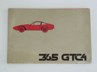 Ferrari 365 GTC/4 Spare Parts Catalogue Manual