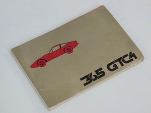 Ferrari 365 GTC/4 Spare Parts Catalogue Manual