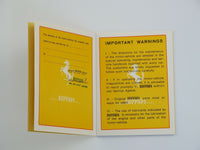 Ferrari 250 Manual Handbook Pouch 