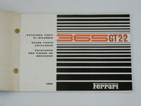 Ferrari 365 GT Spare Parts Catalogue Manual