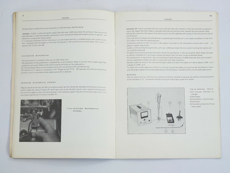 1973 Ferrari 246 GT Dino Chassis Service Abstract Manual