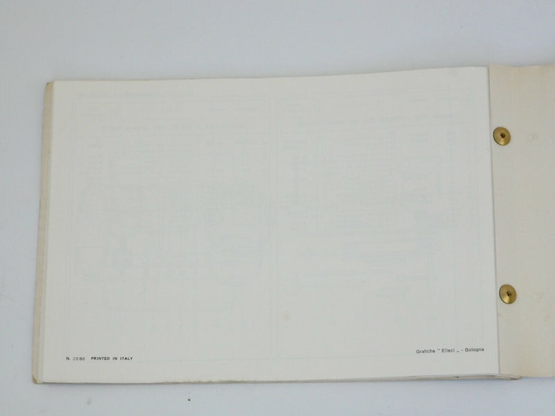 Ferrari 365 GT Spare Parts Catalogue Manual