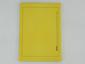 1975-78 Ferrari 308 GTB Owner's Manual Handbook