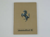  Ferrari Mondial 8 Owner's Handbook Manual